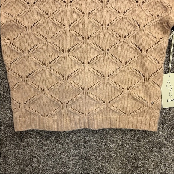 JOIE Women's Long Sleeve Pullover Sweater Pink Crew Neck Stretch Size XS - NWT - Picture 4 of 11